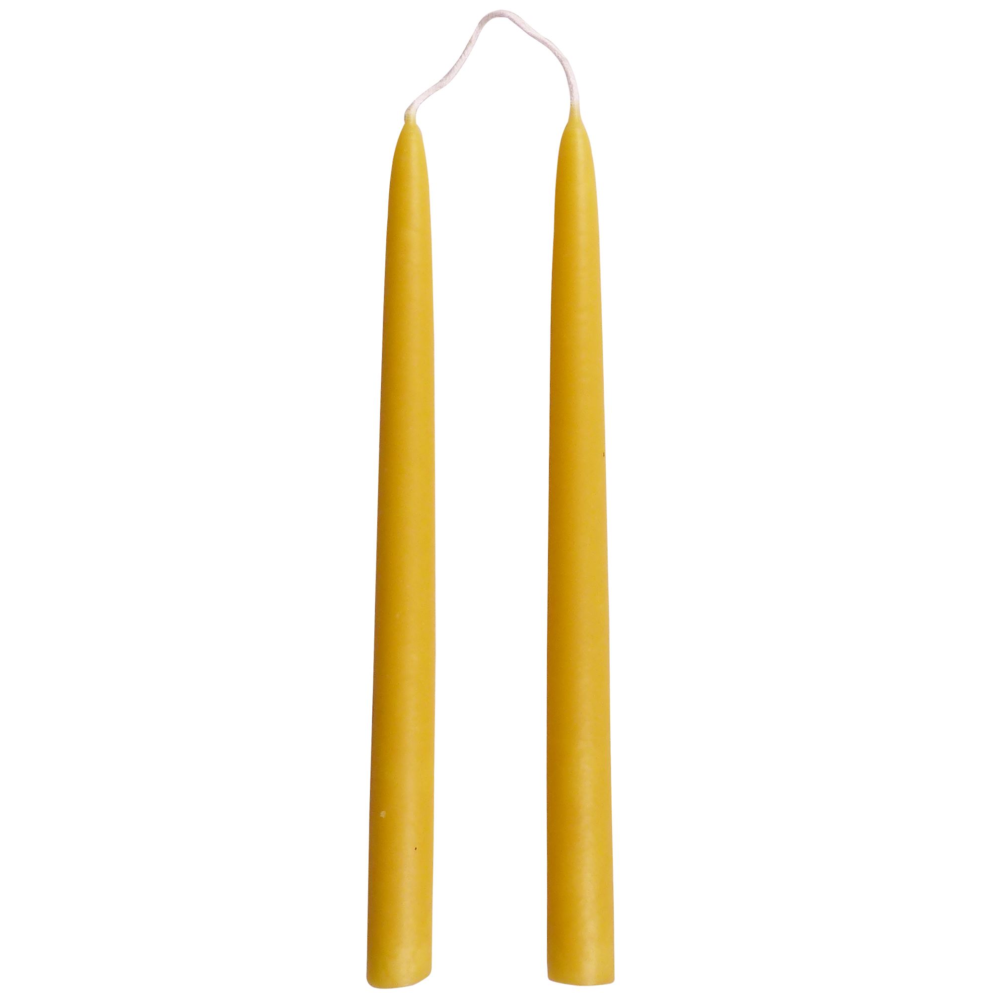 100 BEESWAX TAPER CANDLES 10" SET OF 2 EWTN Religious Catalogue
