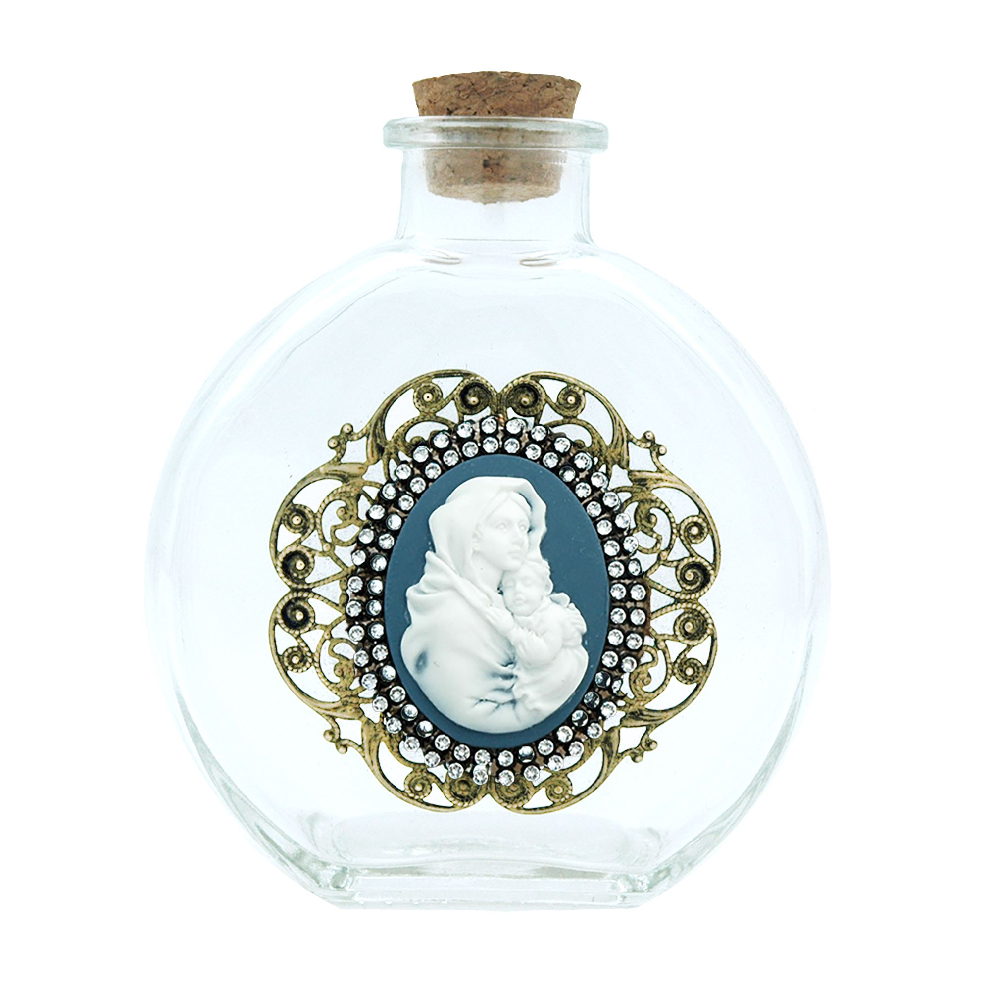 MADONNA AND CHILD VINTAGE HOLY WATER BOTTLE | EWTN Religious Catalogue