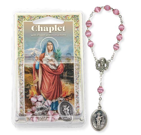 ST. AGATHA GLASS BEAD CHAPLET