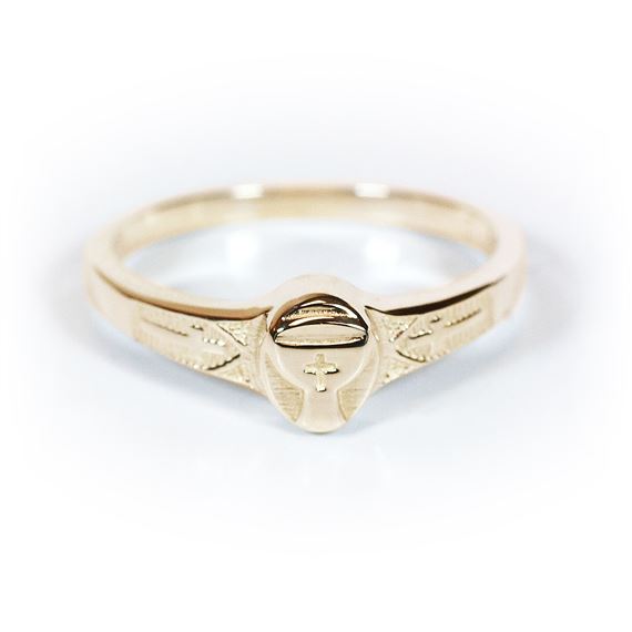 14kt Gold Chalice Ring