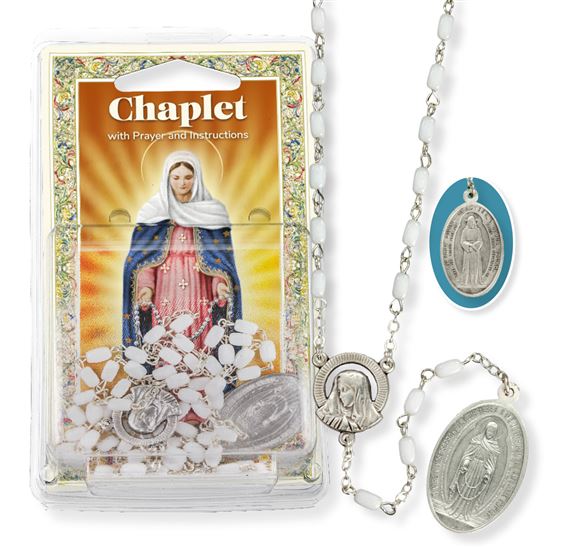 OUR LADY OF TEARS GLASS BEAD CHAPLET