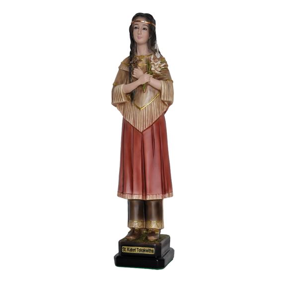 ST. KATERI TEKAKWITHA - 16" STATUE