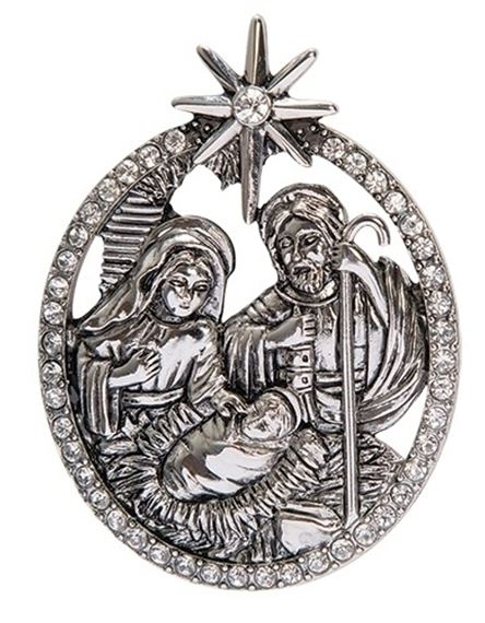 CHRISTMAS NATIVITY LAPEL PIN