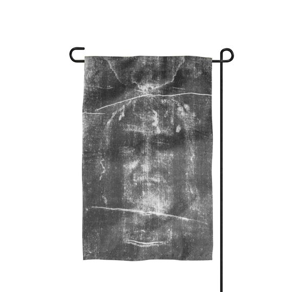 SHROUD OF TURIN GARDEN FLAG