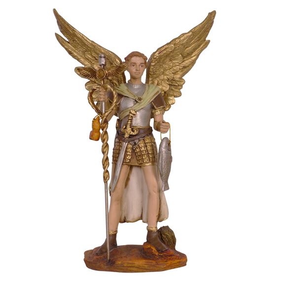 ARCHANGEL ST. RAPHAEL STATUE - 12 1/2"