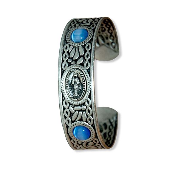 MIRACULOUS MEDAL CUFF BRACELET