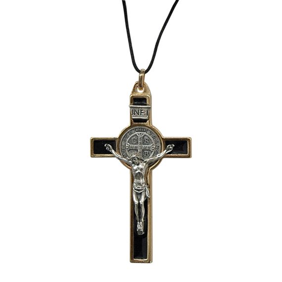 ST. BENEDICT CRUCIFIX - 3 INCH GOLD