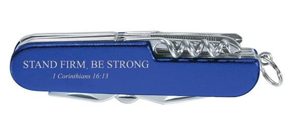STAND FIRM BE STRONG 12-IN-1 POCKET KNIFE