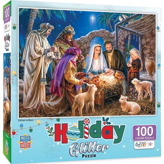 CHRIST IS BORN - 100 PIECE JIGSAW PUZZLE