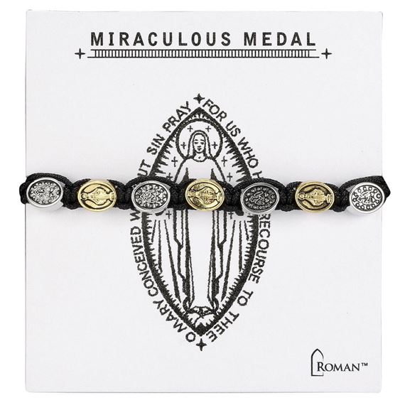 MIRACULOUS MEDAL ADJUSTABLE BRACELET