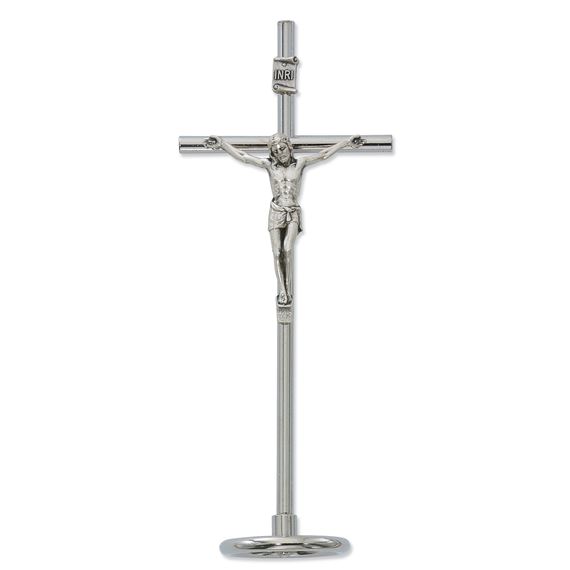STANDING METAL CRUCIFIX - 6 1/2"