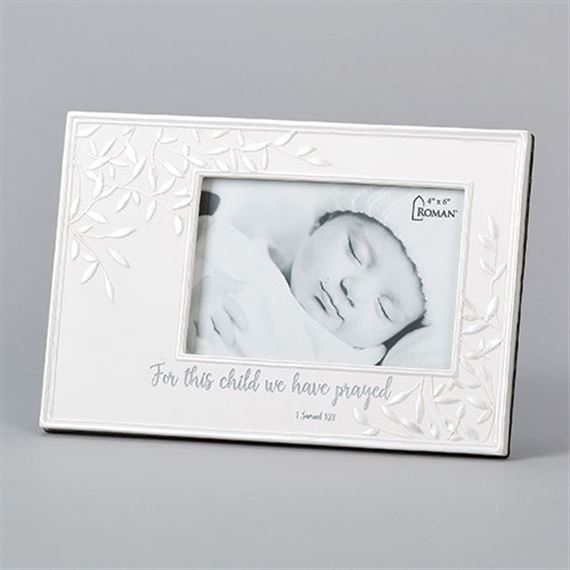 FOR THIS CHILD WE HAVE PRAYED - FRAME 6 1/4"H