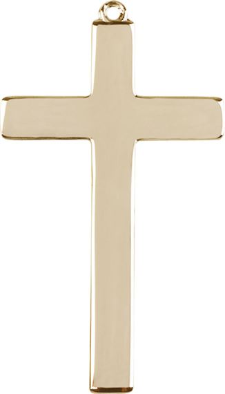 14KT GOLD CROSS MEDAL - 3 1/4" x 1" 3/4"