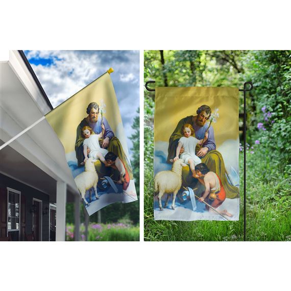 ST. JOSEPH GUARDIAN OF SONS FLAG SET