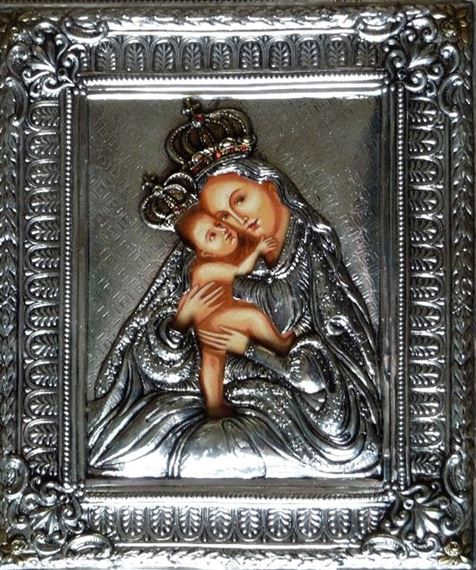 THE VIRGIN MARY HELPER OF WROCLAW ICON - 7 1/2" x 9"