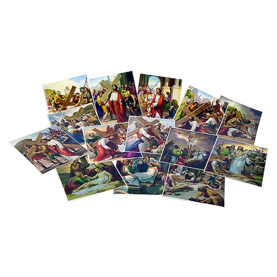 STATIONS OF THE CROSS PRINTS - 8" X 10"