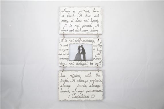 LOVE LETTERS - HANGING PICTURE PLAQUE