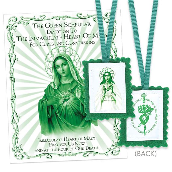 SIMPLE GREEN SCAPULAR