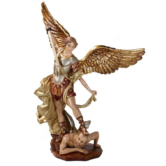 LARGE ST. MICHAEL THE ARCHANGEL STATUE