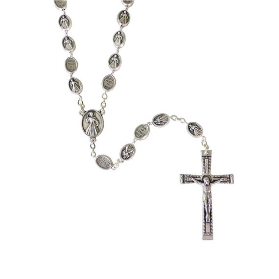 DIVINE MERCY ROSARY WITH MEDAL BEADS