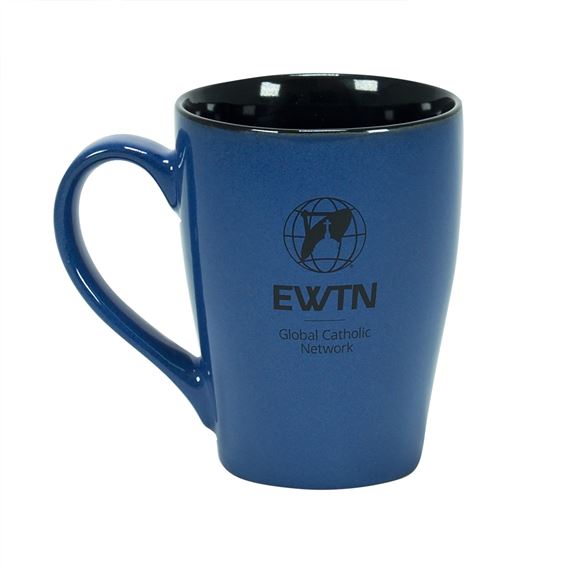 EWTN WE'RE FAMILY MUG - BLUE & BLACK
