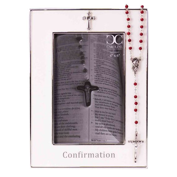CONFIRMATION FRAME WITH ROSARY GIFT SET
