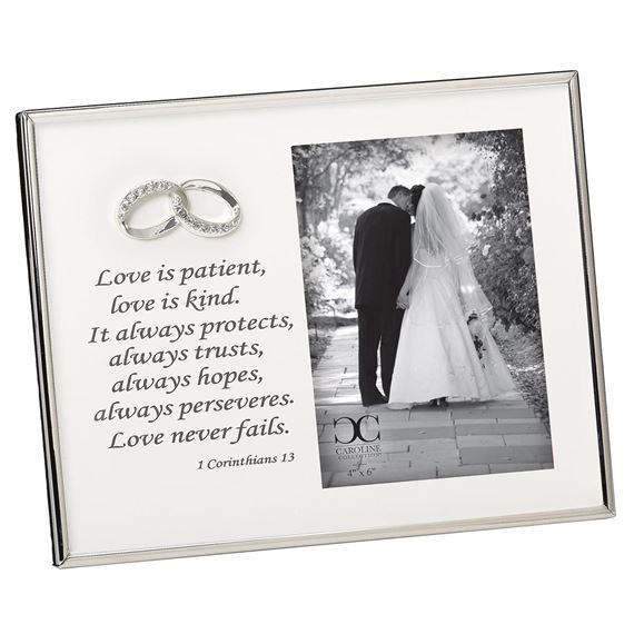 LOVE IS PATIENT PICTURE FRAME - 1 CORINTHIANS 13