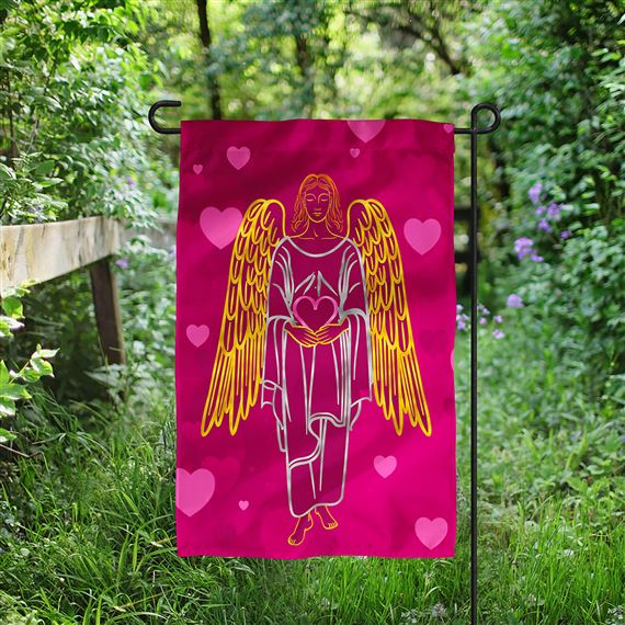 ANGEL OF LOVE GARDEN FLAG