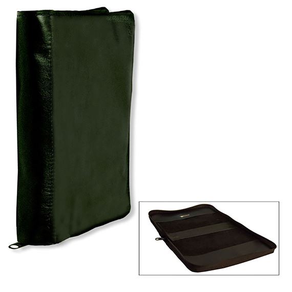 GENUINE LEATHER BREVIARY COVER - BLACK
