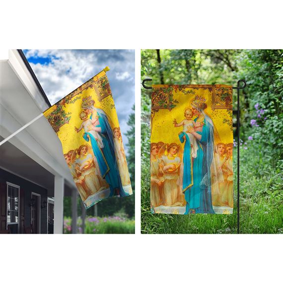 QUEEN OF HEAVEN FLAG SET