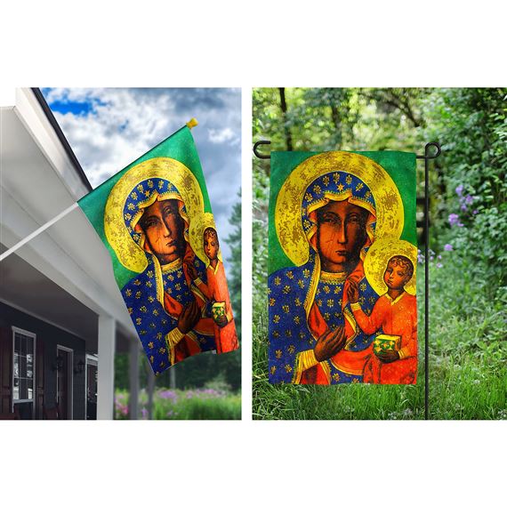 OUR LADY OF CZESTOCHOWA FLAG SET