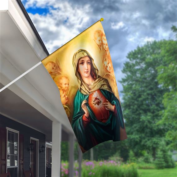 IMMACULATE HEART OF MARY HOUSE FLAG