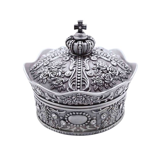 CROWN KEEPSAKE BOX - 4 1/2"