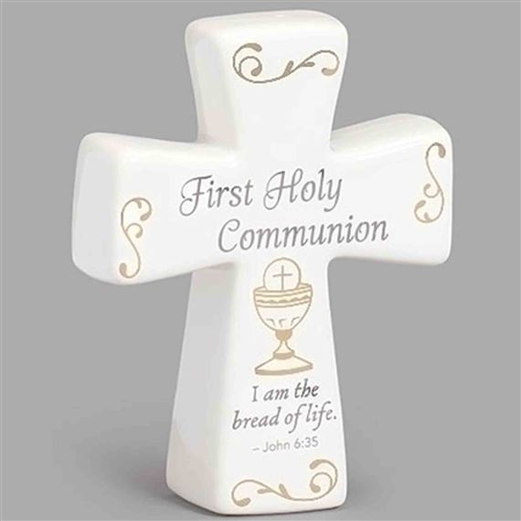 FIRST COMMUNION CERAMIC CROSS