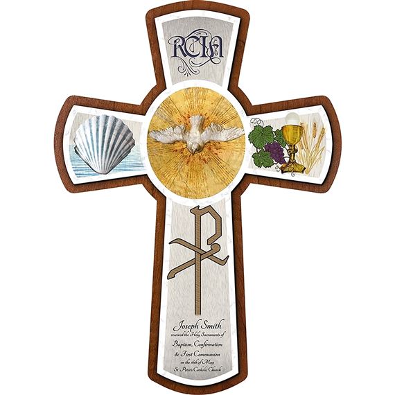 PERSONALIZED WALL CROSS - RCIA