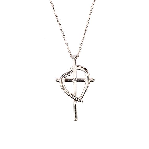 CROSS IN HEART NECKLACE