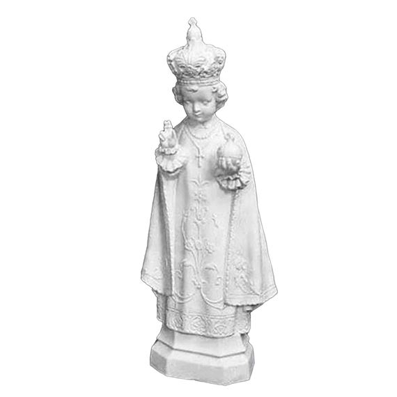 INFANT OF PRAGUE OUTDOOR STATUE - 24" WHITE