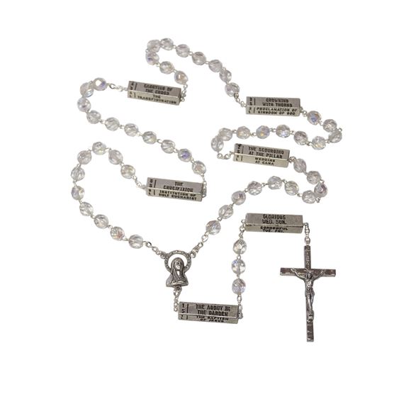 MYSTERIES ROSARY - CRYSTAL BEAD