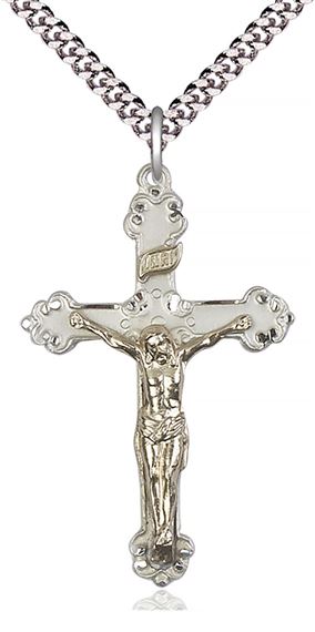 GF-SS CRUCIFIX PENDANT WITH CHAIN