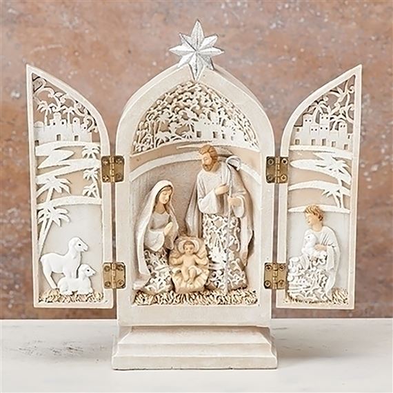 HOLY FAMILY TRIPTYCH - PAPER CUT DESIGN