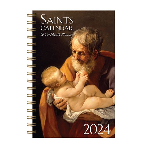 16MONTH SAINTS CALENDAR & DAILY PLANNER 2024 EWTN Religious Catalogue