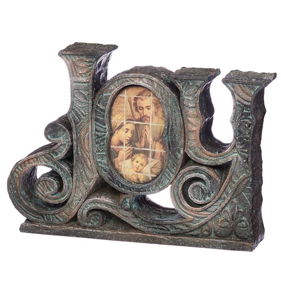 HOLY FAMILY JOY DECORATIVE PIECE