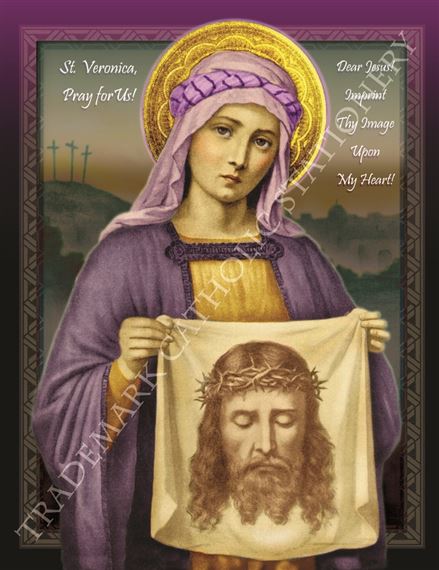 ST. VERONICA POSTCARDS (PACK OF 10)
