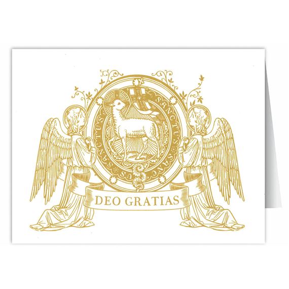 DEO GRATIAS NOTE CARDS (PACK OF 6)