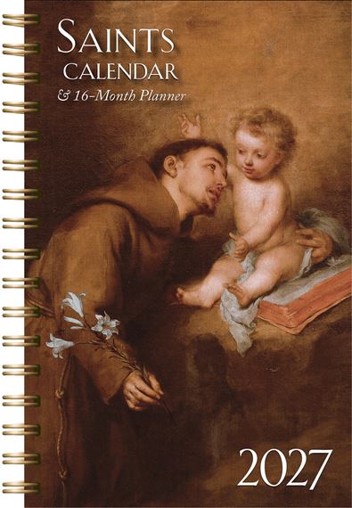 16-MONTH SAINTS CALENDAR & DAILY PLANNER 2027
