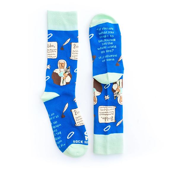 ST. CATHERINE OF SIENA - ADULT SOCKS
