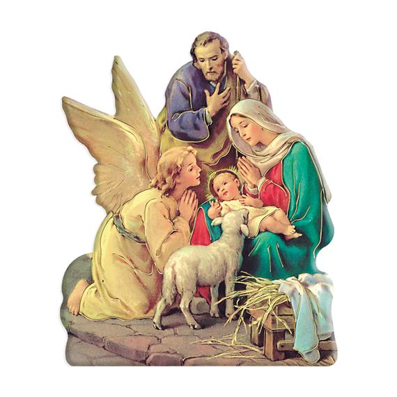 ADORING ANGEL CHRISTMAS MAGNET