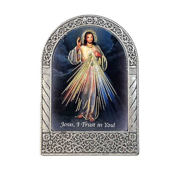 DIVINE MERCY STANDING PLAQUE - 2 ¾”