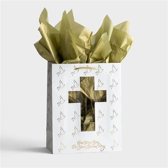CONFIRMATION & COMMUNION - GIFT BAG (WITH TISSUE PAPER)