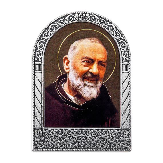 ST. PIO STANDING PLAQUE - 2 ¾”